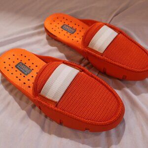 Swims Unisex Orange Lightweight Slip On Slide Loafer NWB